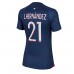 Paris Saint-Germain Lucas Hernandez #21 Hemma matchtröja Dam 2023-24 Kortärmad Billigt